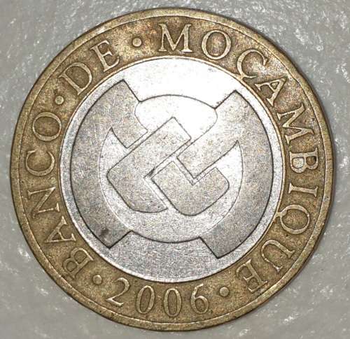 2006 - 10 METICAIS - MOCAMBIQUE - MOZAMBIQUE - (Bi-Metallic)